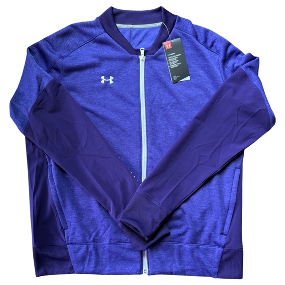 Under Armour Cold Gear Purple Full-Zip Jacket - NWT - Picture 3 of 3